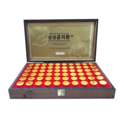 Bổ Não An Cung Ngưu Hoàng Hoàn hộp gỗ (60 viên)