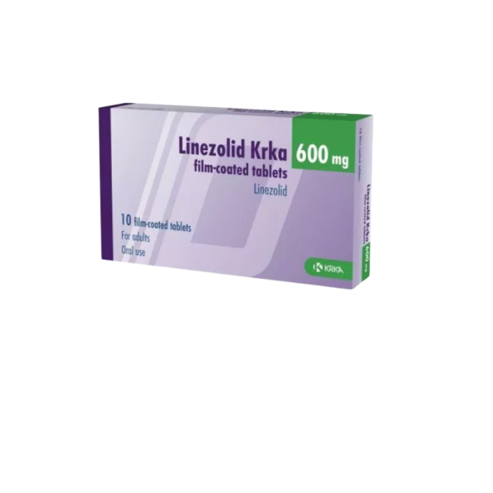 Linezolid krka 600mg