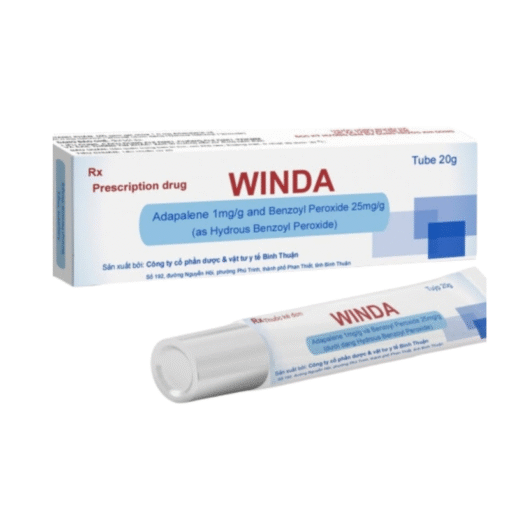 Winda (Adapalene 1mg+ Benzoyl Peroxide 25mg)