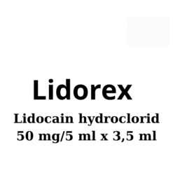 Lidorex (Lidocain hydrochlorid 50mg/5ml)