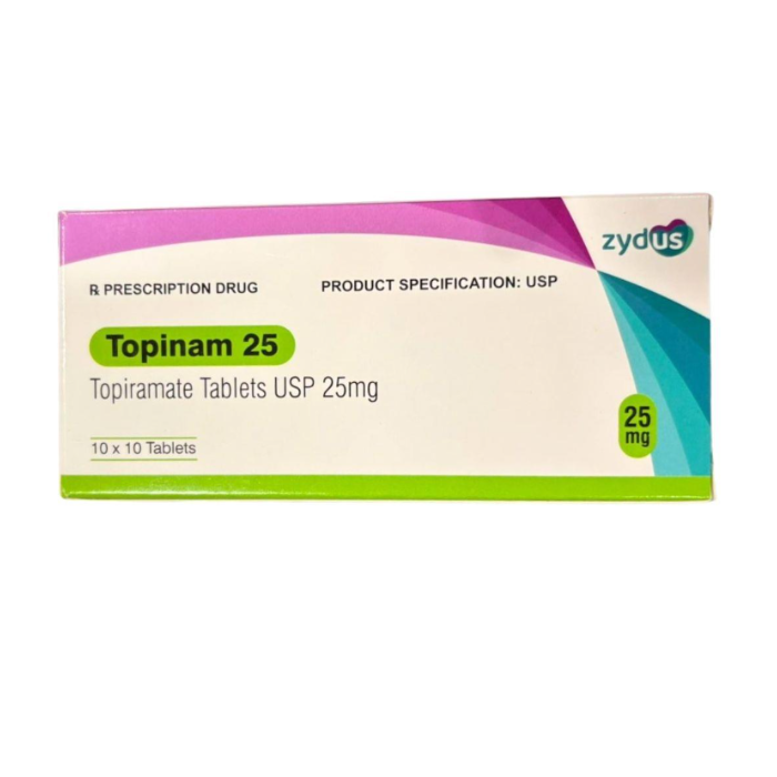 Topinam 25 (Topiramate25mg)