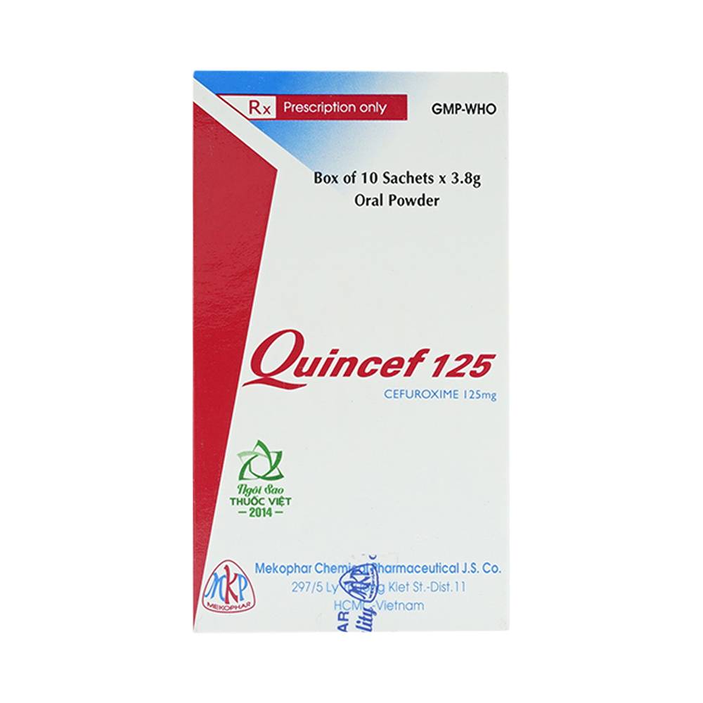 Quincef (Cefuroxime 125mg/5ml)