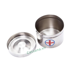 Hộp gòn inox 8.5cm x 7cm